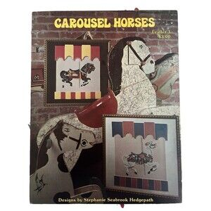 Stephanie Hedgepath Carousel Horses #3 Pegasus Originals Cross Stitch Pattern